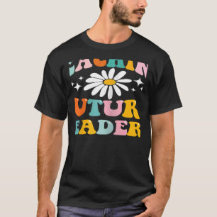 Womens Teaching Future Leaders Retro Vintage Flora T-Shirt