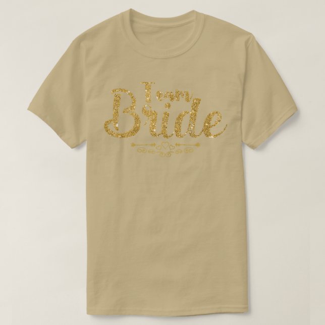 Womens Team Bride Wedding  T-Shirt (Design Front)