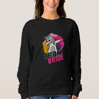 Womens Team Bride Women Bachelorette Hen Night Pa Sweatshirt