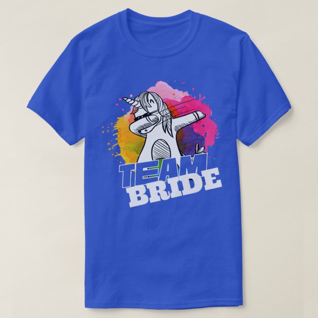 Womens Team BrideWomen Bachelorette Hen Night Part T-Shirt (Design Front)