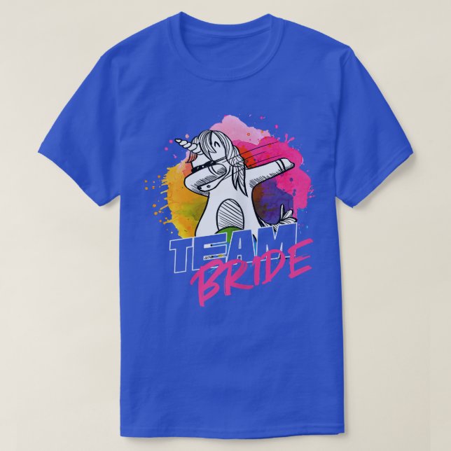 Womens Team BrideWomen Bachelorette Hen Night Part T-Shirt (Design Front)