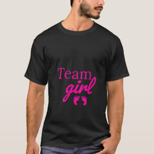Womens Team Girl Pink Baby Shower Gender Reveal Pa T-Shirt