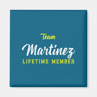 Womens Team Martinez Lifetime Member Surname Birth Magnet