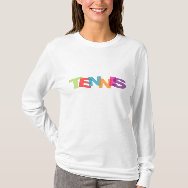 Women's tennis apparel | Long sleeve shirt design (Front)