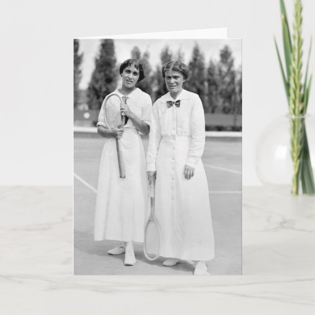 Women's Tennis Champions, 1913 Card (Front)