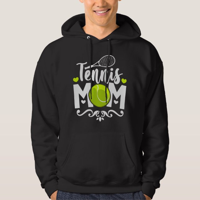 Womens Tennis Mom Hoodie (Front)