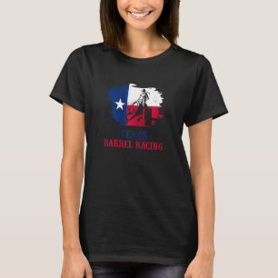 Womens Texas Barrel Racing Horse Riding Texas Barr T-Shirt