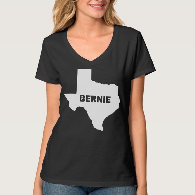Womens Texas for Bernie Sanders Shirt (Front)