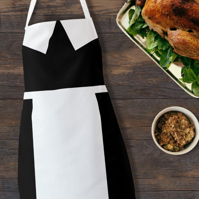 Womens Thanksgiving Pilgrim Outfit Costume Apron (Whip up a feast fit for the Mayflower in this pilgrim inspired apron.)