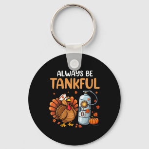 Womens Thanksgiving Respiratory Therapy Therapist  Key Ring