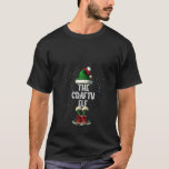 Womens The Crafty Elf Costume Matching Family Chri T-Shirt<br><div class="desc">Womens The Crafty Elf Costume Matching Family Christmas Elf Squad V Neck</div>