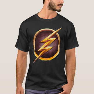 Womens The Flash TV Series Chest Logo VNeck T-Shirt