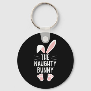 Womens The Naughty Bunny V-neck  Key Ring