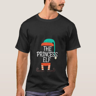 Womens The Princess Elf Group Matching Family Chri T-Shirt
