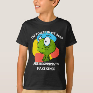 Womens The Voices In Head Funny Humour Quote T-Shirt