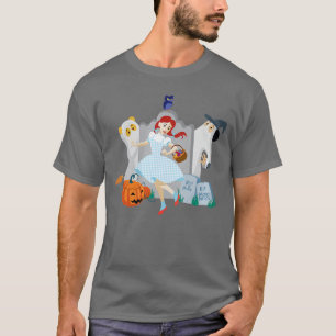 Womens The Wizard Of Oz Halloween Cemetery Dance T T-Shirt