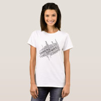 Womens Thinking Sideways Catchphrases T-Shirt