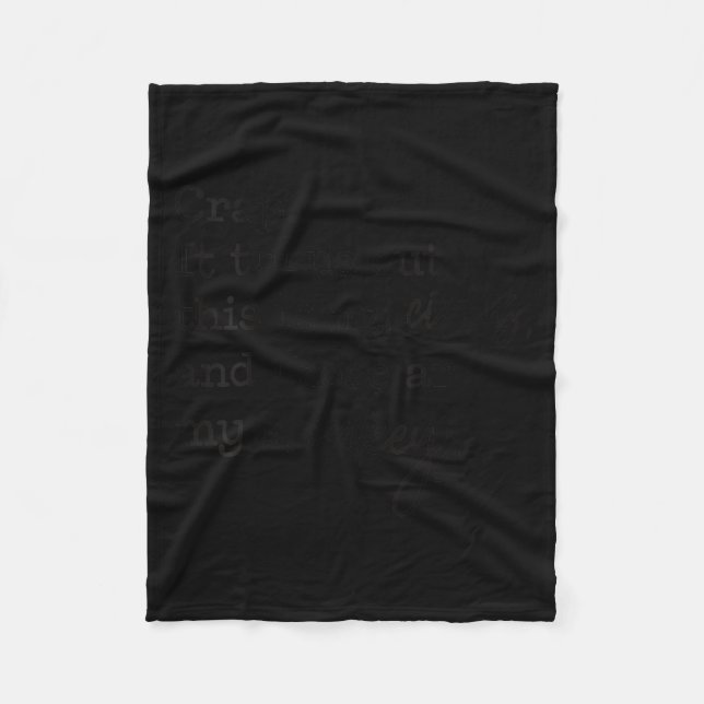 Womens This Is Circus Monkeys Funny Sarcastic Fleece Blanket (Front)