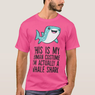 Womens This Is My Human Costume Im Actually A Whal T-Shirt