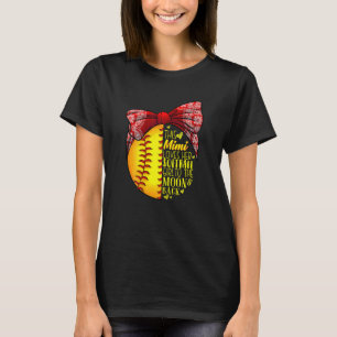 Womens This Mimi Loves Her Softball Girl Softball T-Shirt