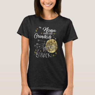 Womens This Nona Loves Her Grandkids To The Moon A T-Shirt