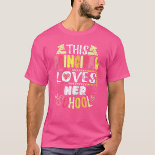 Womens This Principal Loves Her School Headmaster T-Shirt