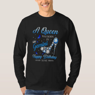 Womens This Queen was Born In January Happy Brithd T-Shirt