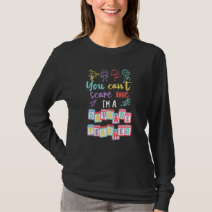 Womens Tiny Human Tamer You Can Scare Me I M A Day T-Shirt