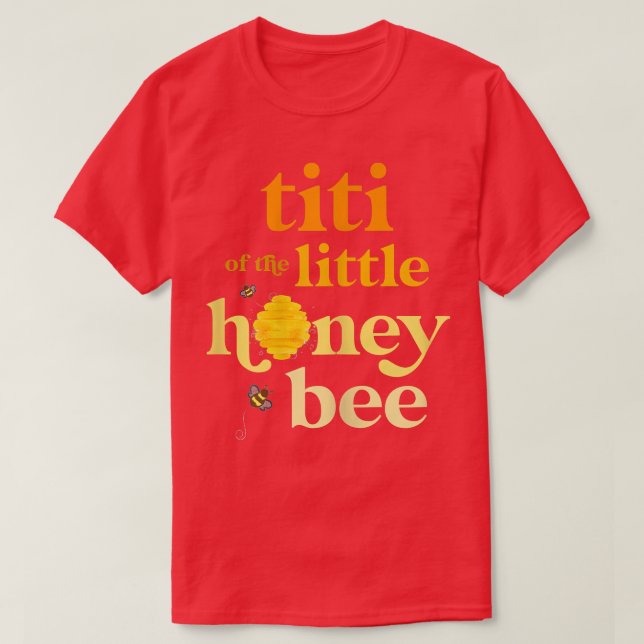 Womens Titi of Little Honey Bee Birthday Gender Re T-Shirt (Design Front)