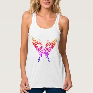 Women's Top, 'Butterfly Aura' design Singlet