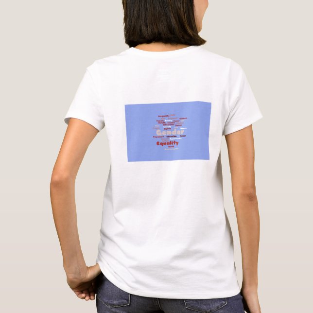 Women's Tops: back layout T-Shirt (Back)