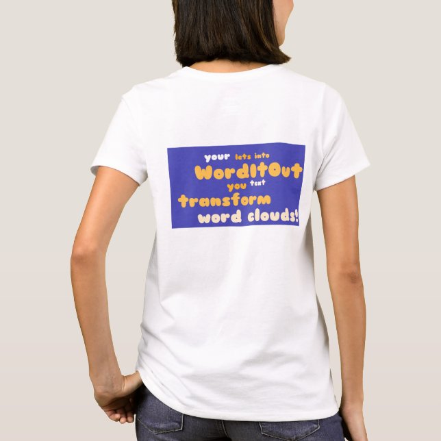 Women's Tops: back layout T-Shirt (Back)