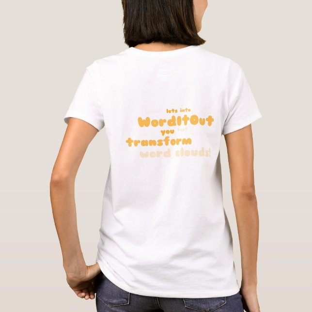Women's Tops: back layout T-Shirt (Back)
