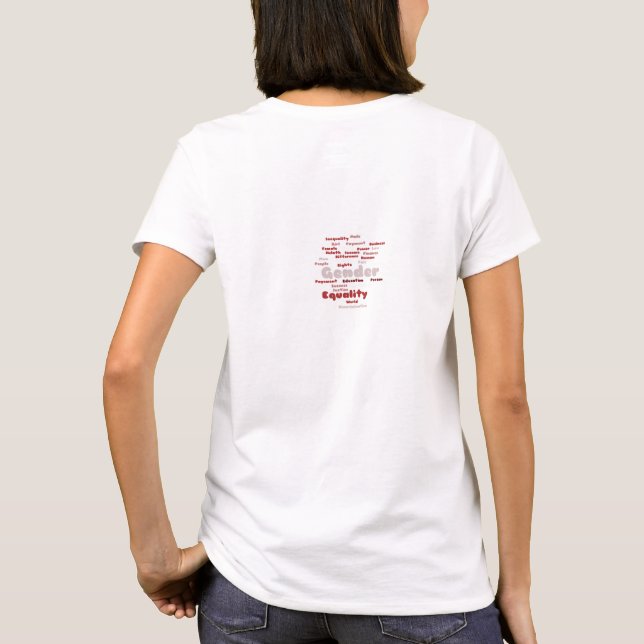 Women's Tops: back layout T-Shirt (Back)