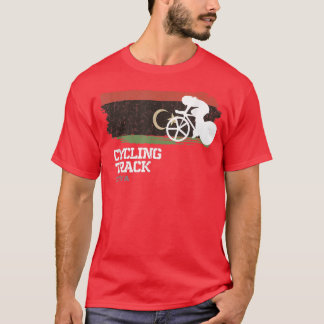 Womens Track Cycling Libya Road Bike Speed Cyclist T-Shirt