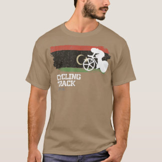 Womens Track Cycling Libya Road Bike Speed Cyclist T-Shirt