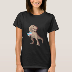 Womens Transgender Dino T Rex Trans Pride Lgbtq Pr T-Shirt