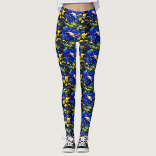 Womens Tropical Fish Custom Leggings