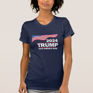 Women's Trump 2024 Shirt Take America Back