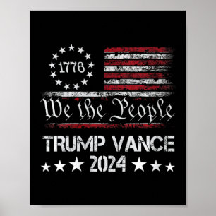 Womens Trump Vance 2024 President Trump Supporter  Poster