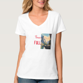 Womens Tshirt with peaceful design
