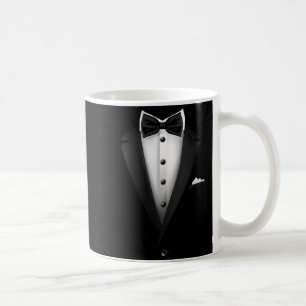 Womens Tuxedo Wedding Special Occasion Bow Tie V-n Coffee Mug