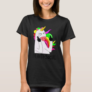 Womens Unicorn  Saying Sarcastic T-Shirt