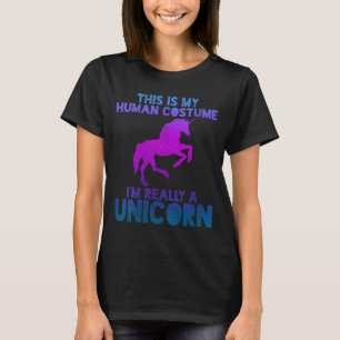 Womens Unicorn Shirt - People Costume Saying Funny