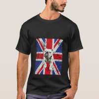 Womens Union Jack Bulldog England United Kingdom B