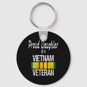 Womens Us Military Family - Proud Daughter Of A Vi Key Ring