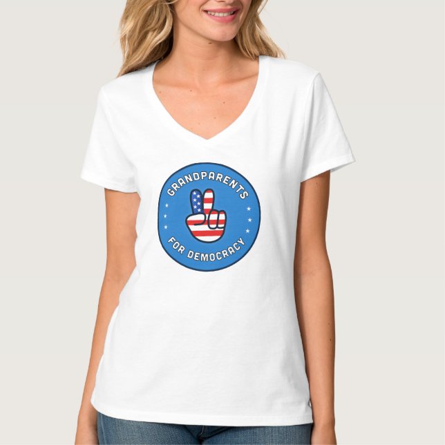Women's V-Neck Tee Shirt (Front)