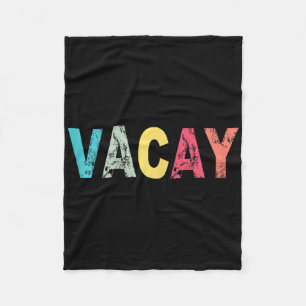 Womens Vacay Cute Summer Clothes  Fleece Blanket
