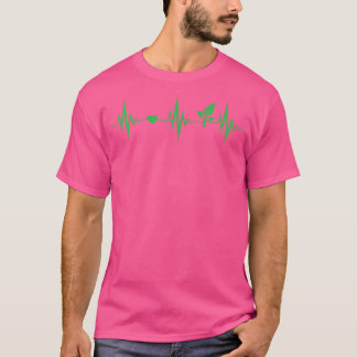 Womens Vegan Heartbeat T-Shirt
