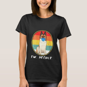 Womens Vintage Ew People Icelandic Sheepdog Dog We T-Shirt